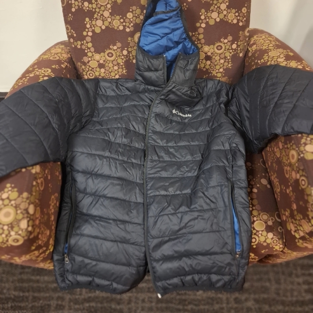 Mens Columbia Royal Blue Puffer Jacket